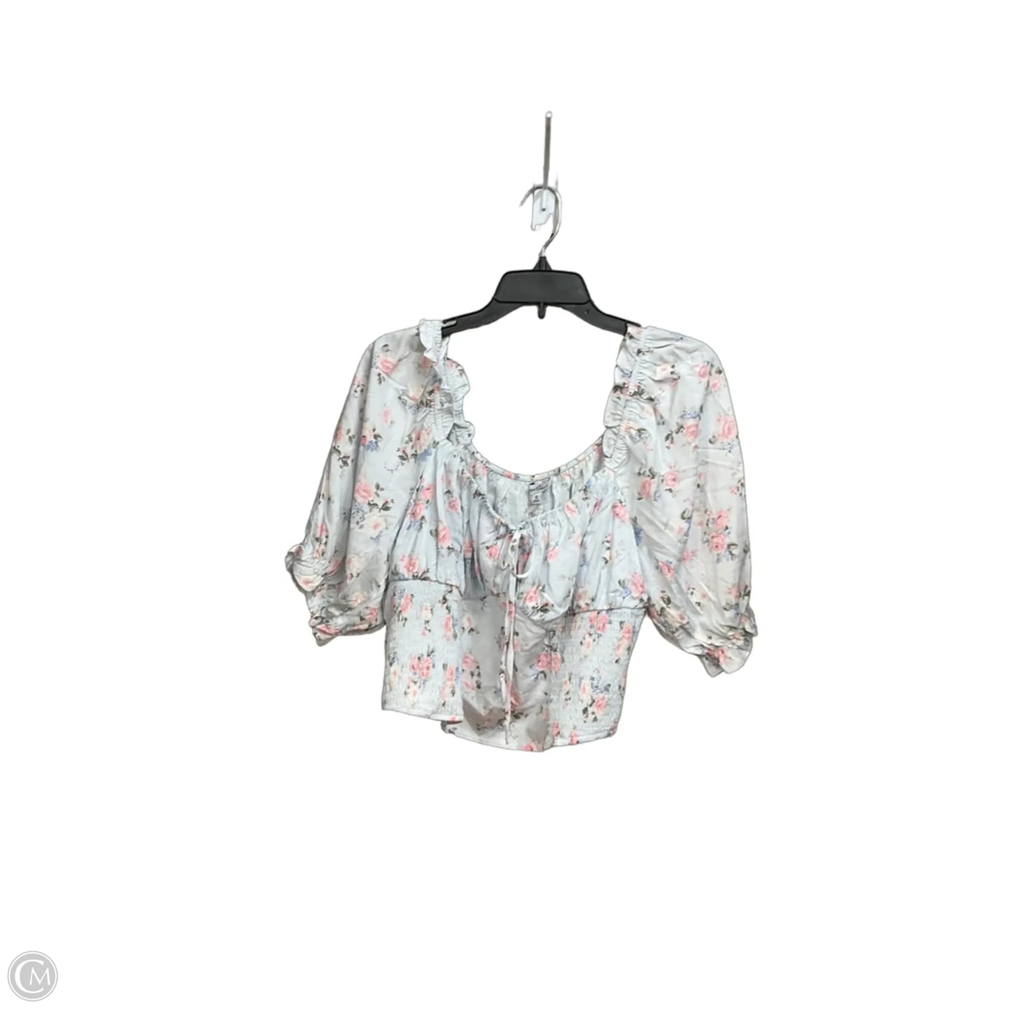 Top 2pc Short Sleeve By Torrid In Floral Print, Size: L