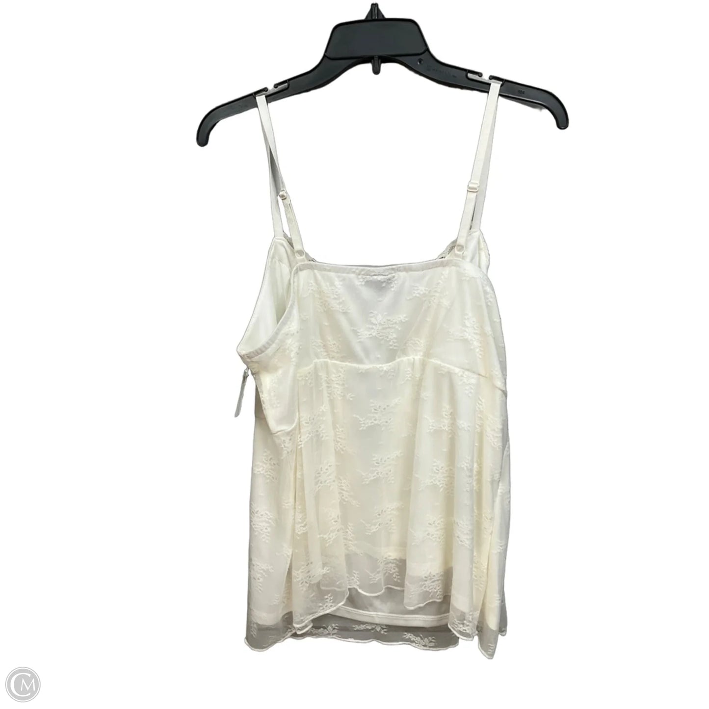 Tank Top By Torrid In Cream, Size: 1x