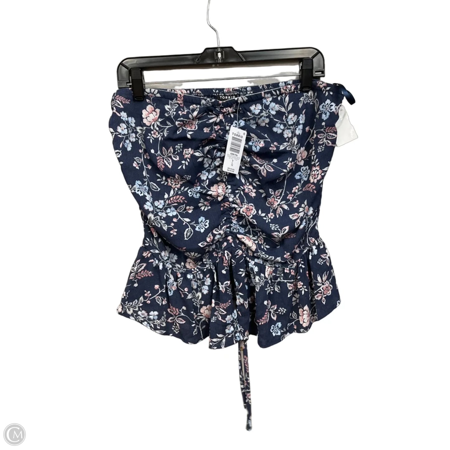 Top Sleeveless By Torrid In Floral Print, Size: L