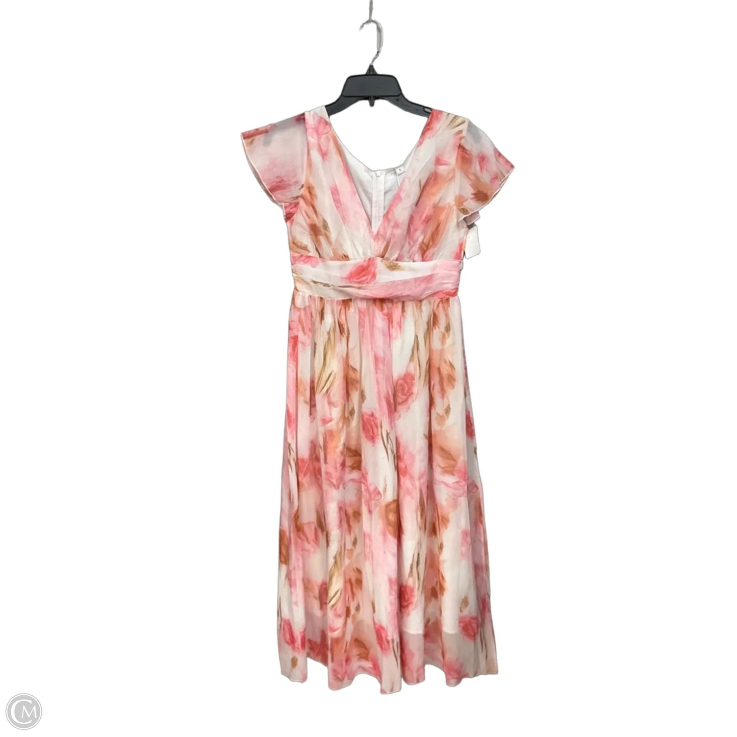Dress Party Long By Clothes Mentor In Pink, Size: S