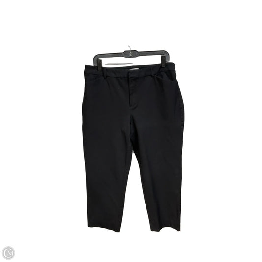 Capris By Charter Club In Black, Size: 14