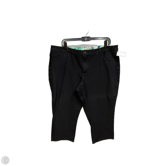 Capris By Coldwater Creek In Black, Size: 18