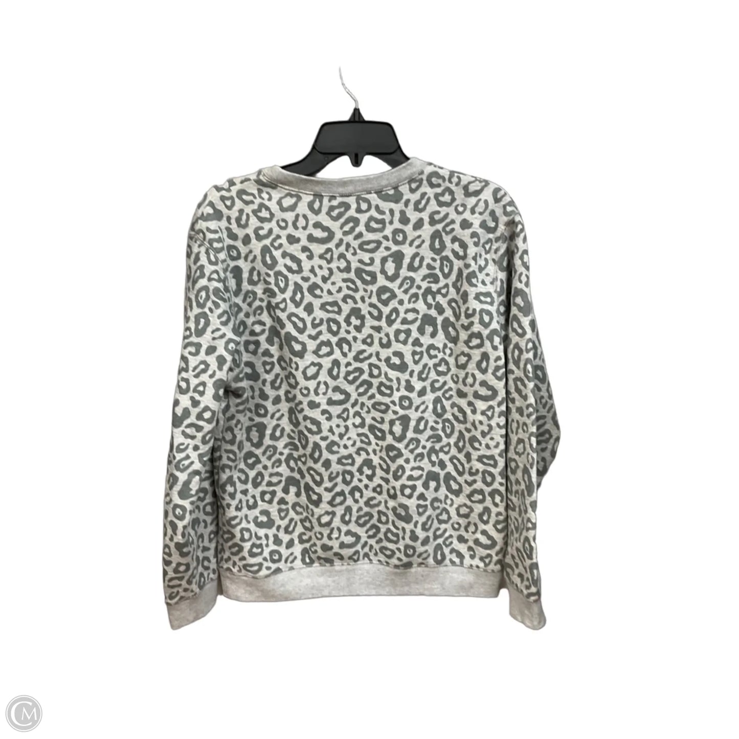 Athletic Sweatshirt Crewneck By Hanes In Grey, Size: S