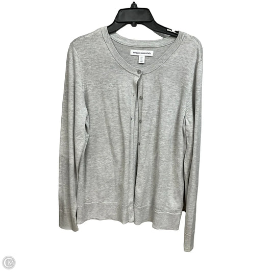Cardigan By Amazon Essentials In Grey, Size: Xl