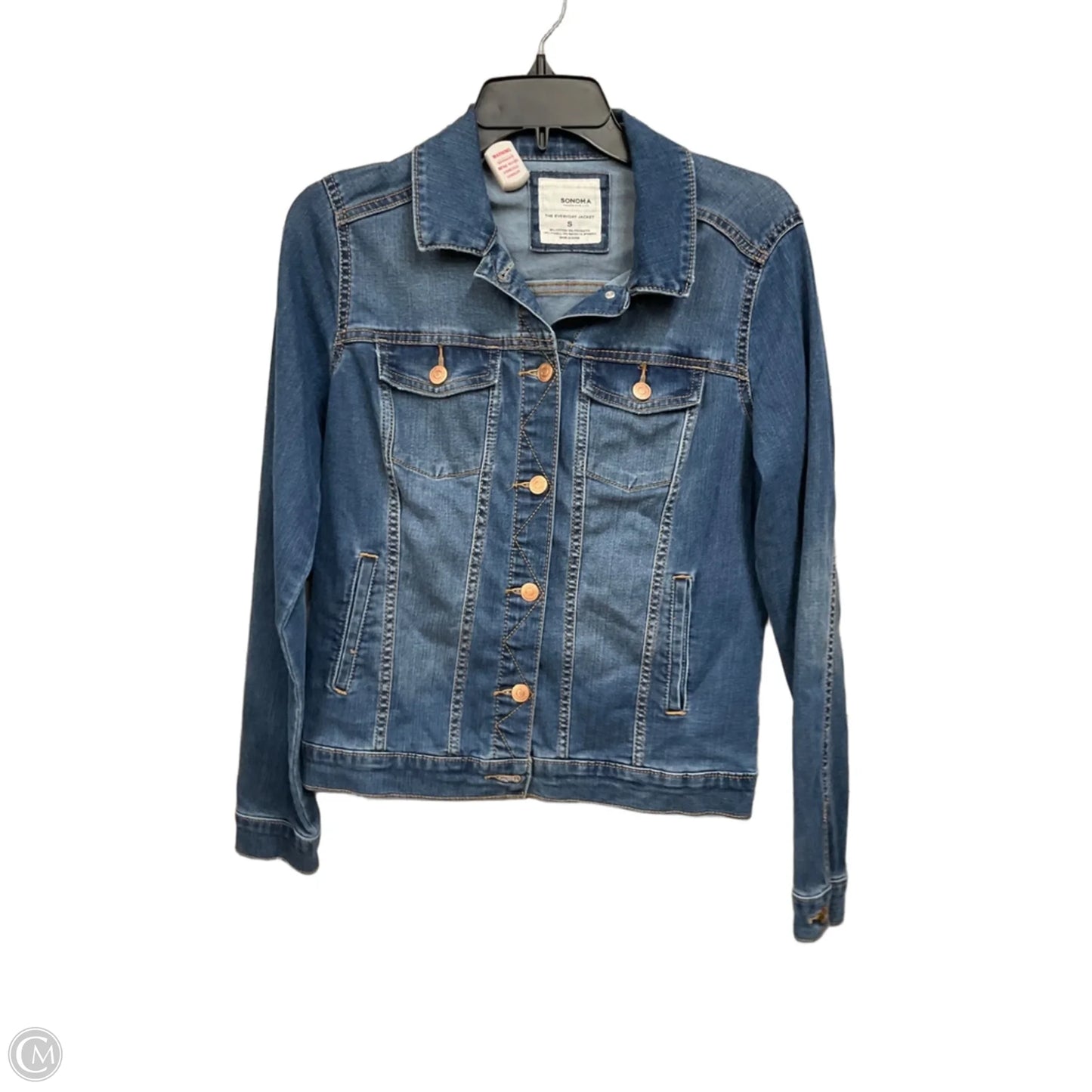 Jacket Denim By Sonoma In Blue Denim, Size: S