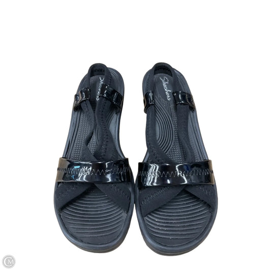 Sandals Heels Platform By Skechers In Black, Size: 9