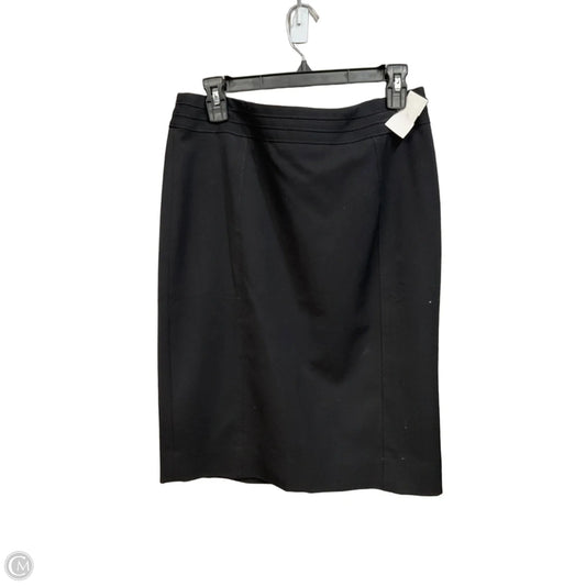 Skirt Midi By White House Black Market In Black, Size: 8