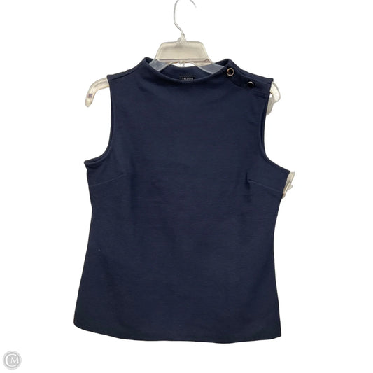 Top Sleeveless By Talbots In Navy, Size: Mp