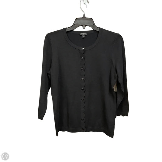 Cardigan By Talbots In Black, Size: Mp