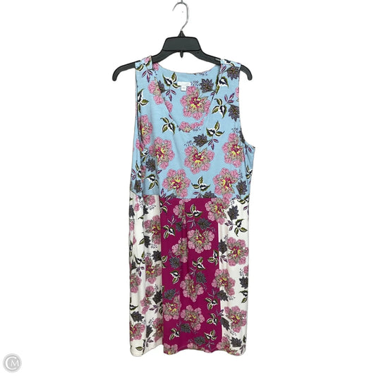 Dress Casual Short By J. Jill In Floral Print, Size: L