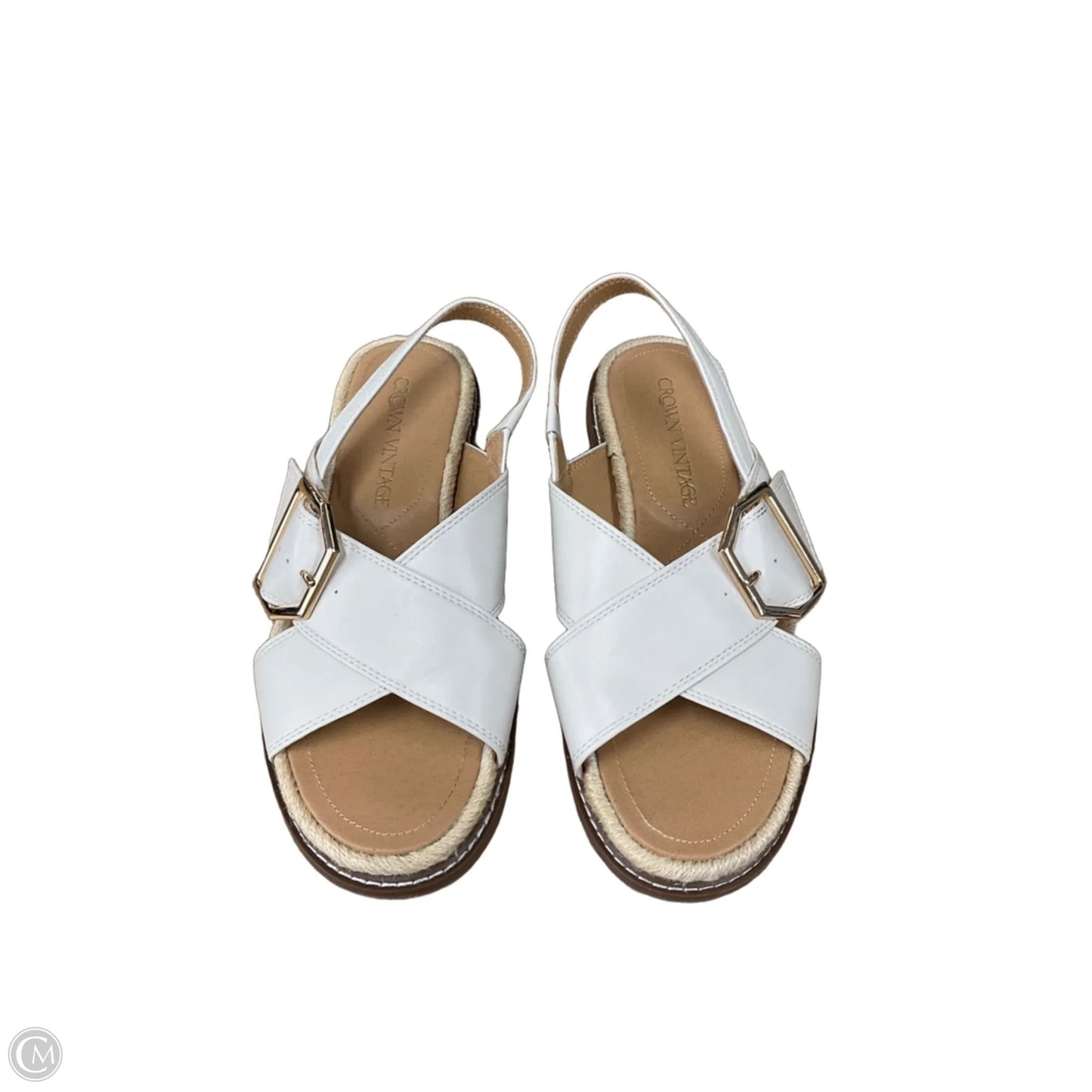 Sandals Flats By Crown Vintage In Beige, Size: 7