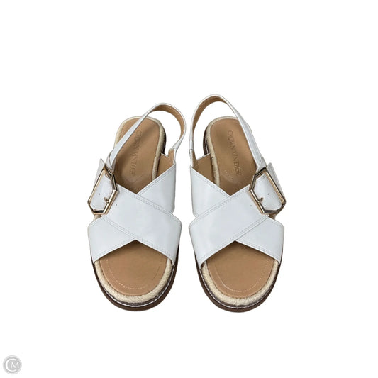 Sandals Flats By Crown Vintage In Beige, Size: 7