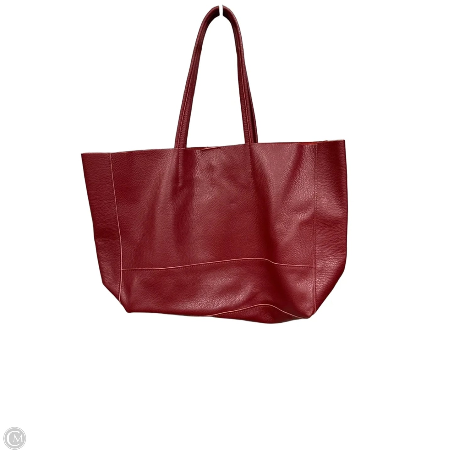 Handbag Leather By Clothes Mentor, Size: Large