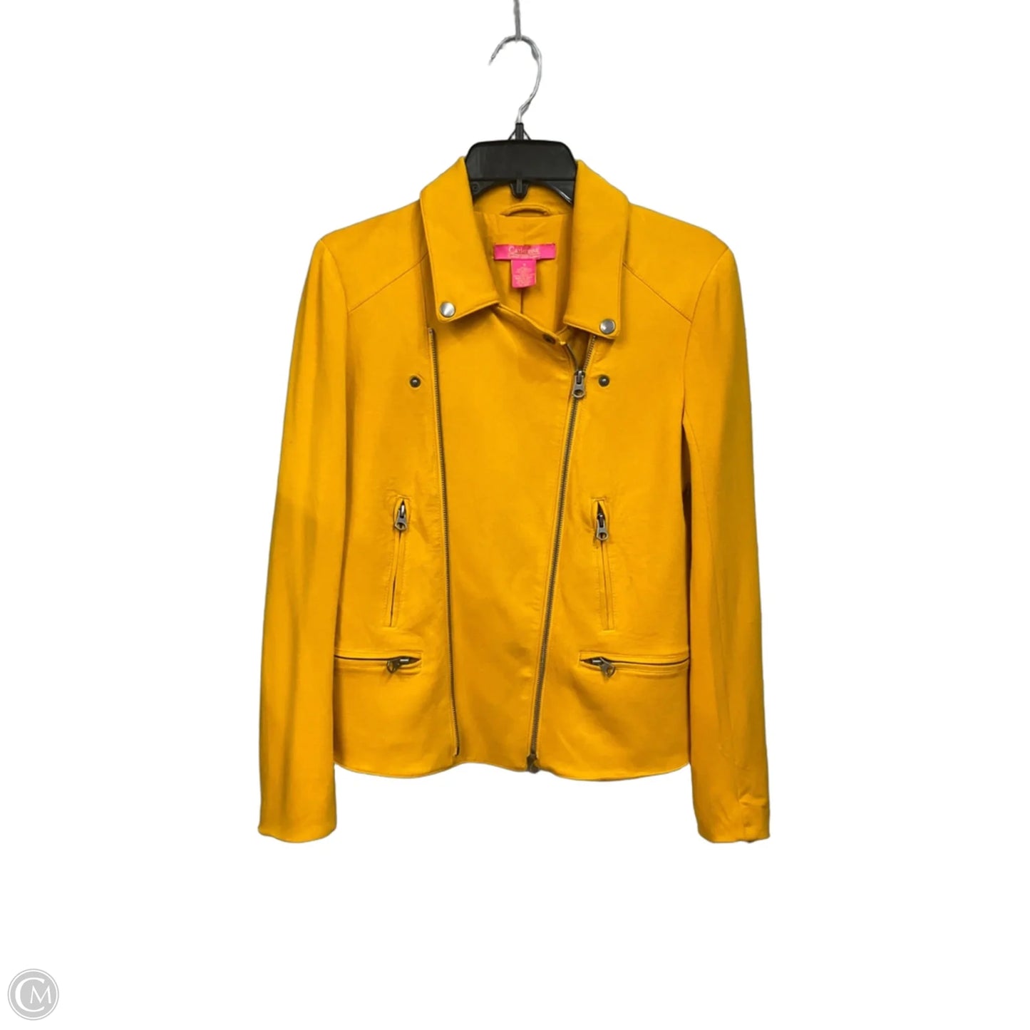 Jacket Moto By Catherine Malandrino In Yellow, Size: S