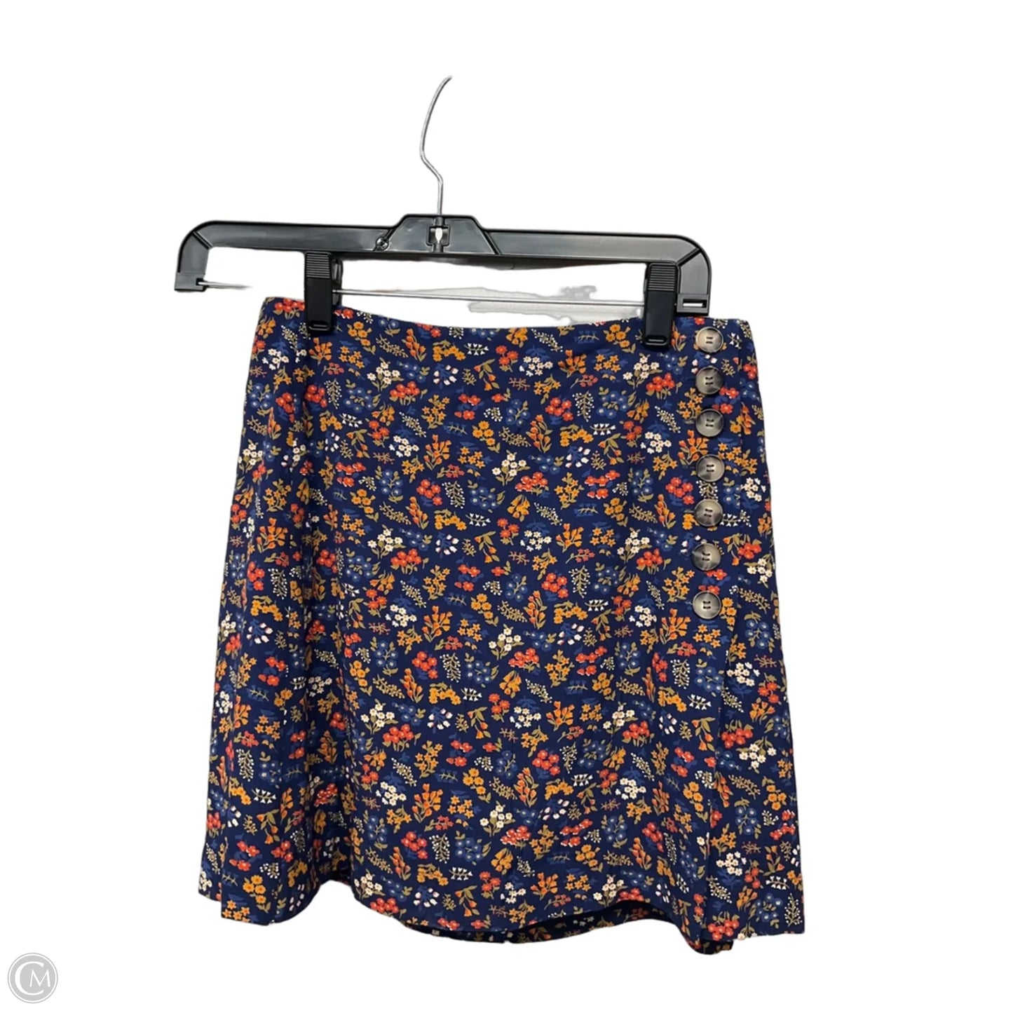 Skirt Mini & Short By Madewell In Floral Print, Size: 0