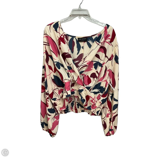 Top Long Sleeve By Lane Bryant In Floral Print, Size: Xxl