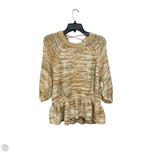 Top Short Sleeve By C And C In Tan, Size: Xl