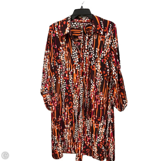 Dress Casual Short By Chicos In Orange, Size: L