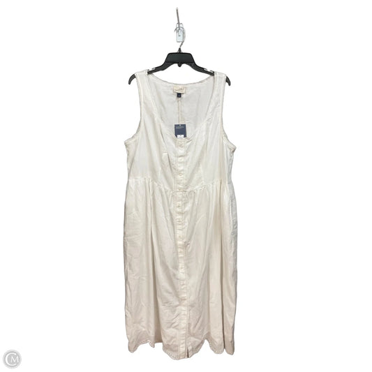 Dress Casual Maxi By Universal Thread In White, Size: 1x