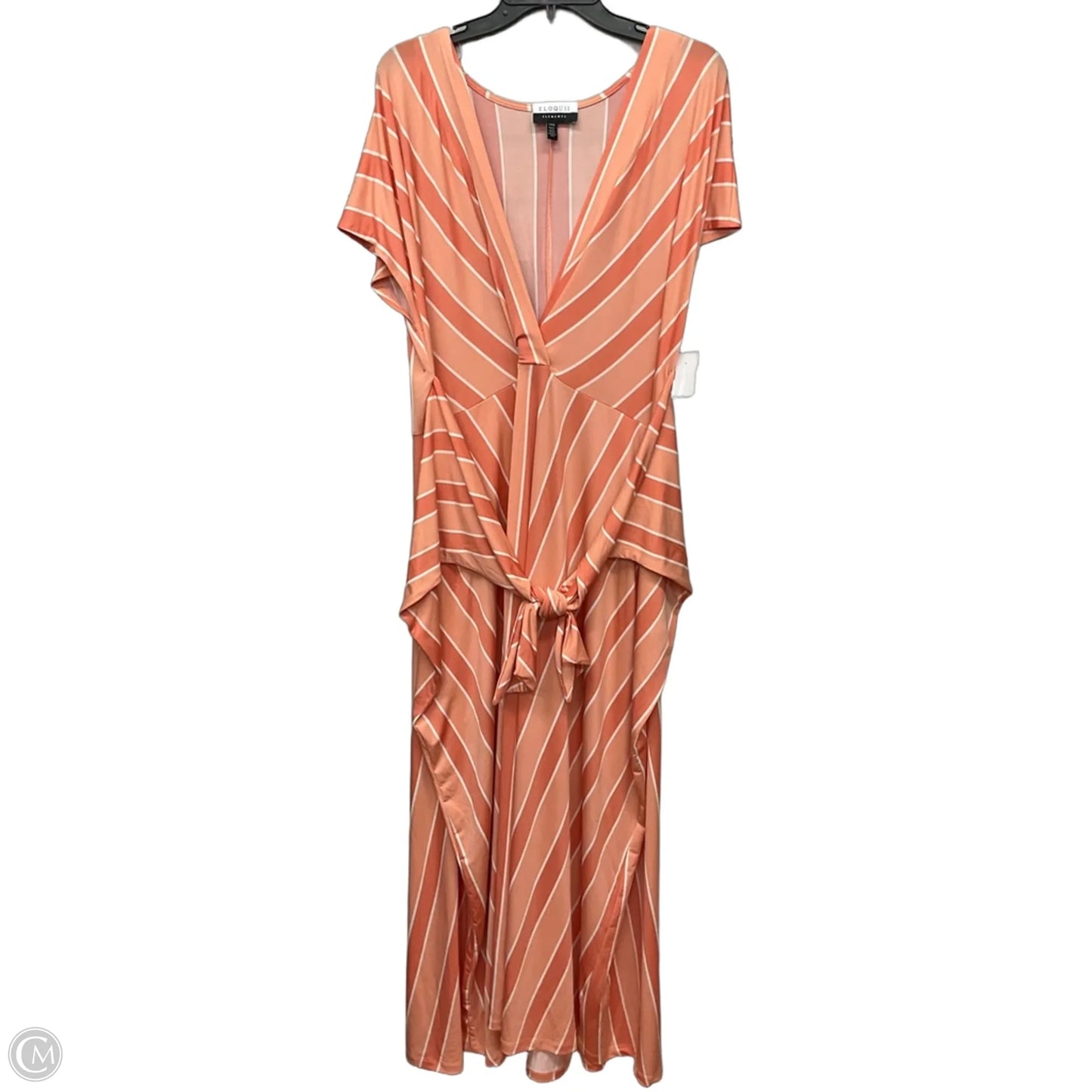 Dress Casual Maxi By Eloquii In Peach, Size: Xl