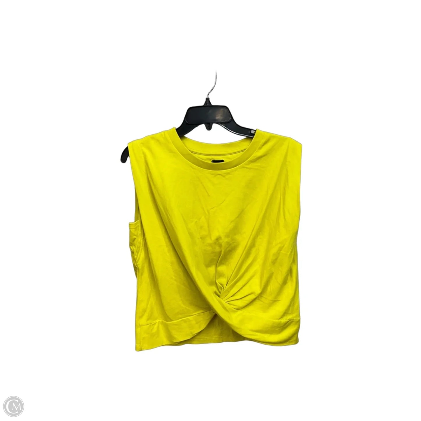 Top Sleeveless By Gap In Yellow, Size: S