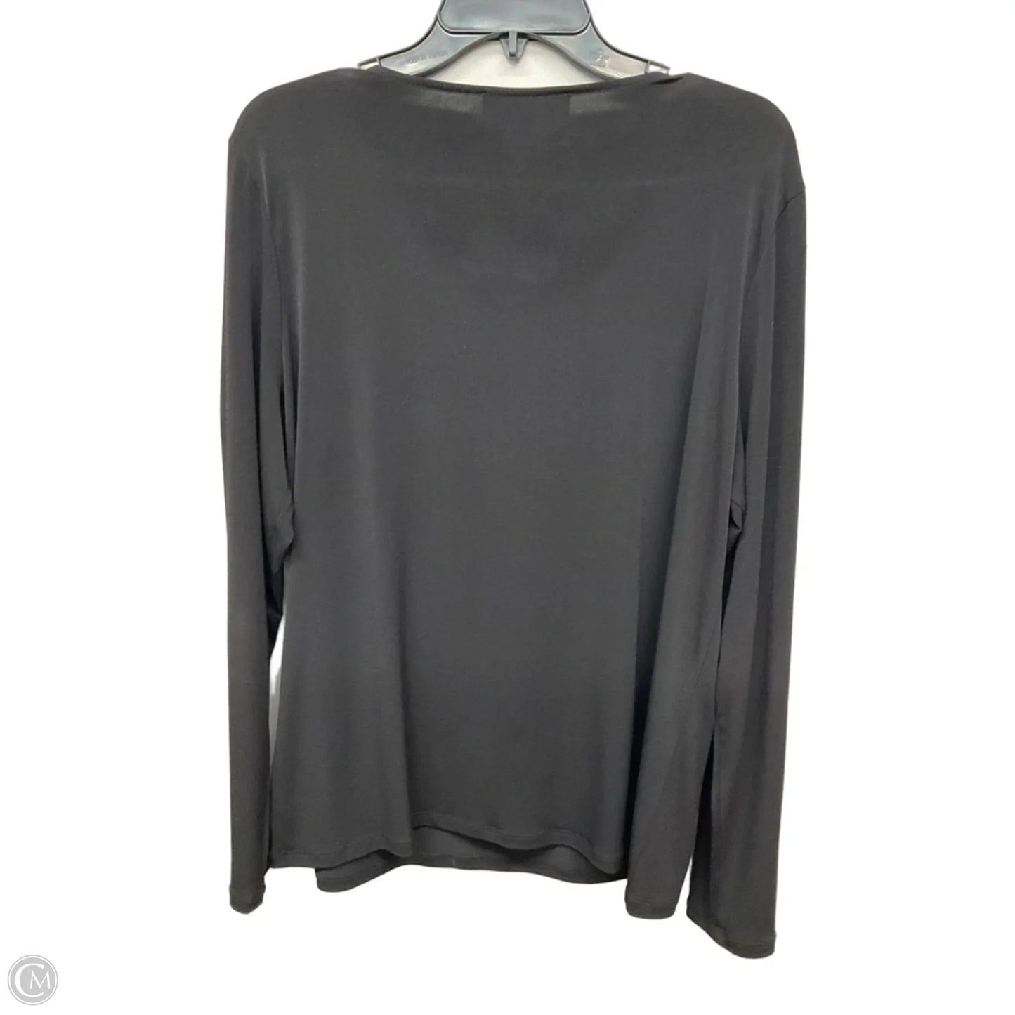 Top Long Sleeve Basic By Michael By Michael Kors In Black, Size: 1x