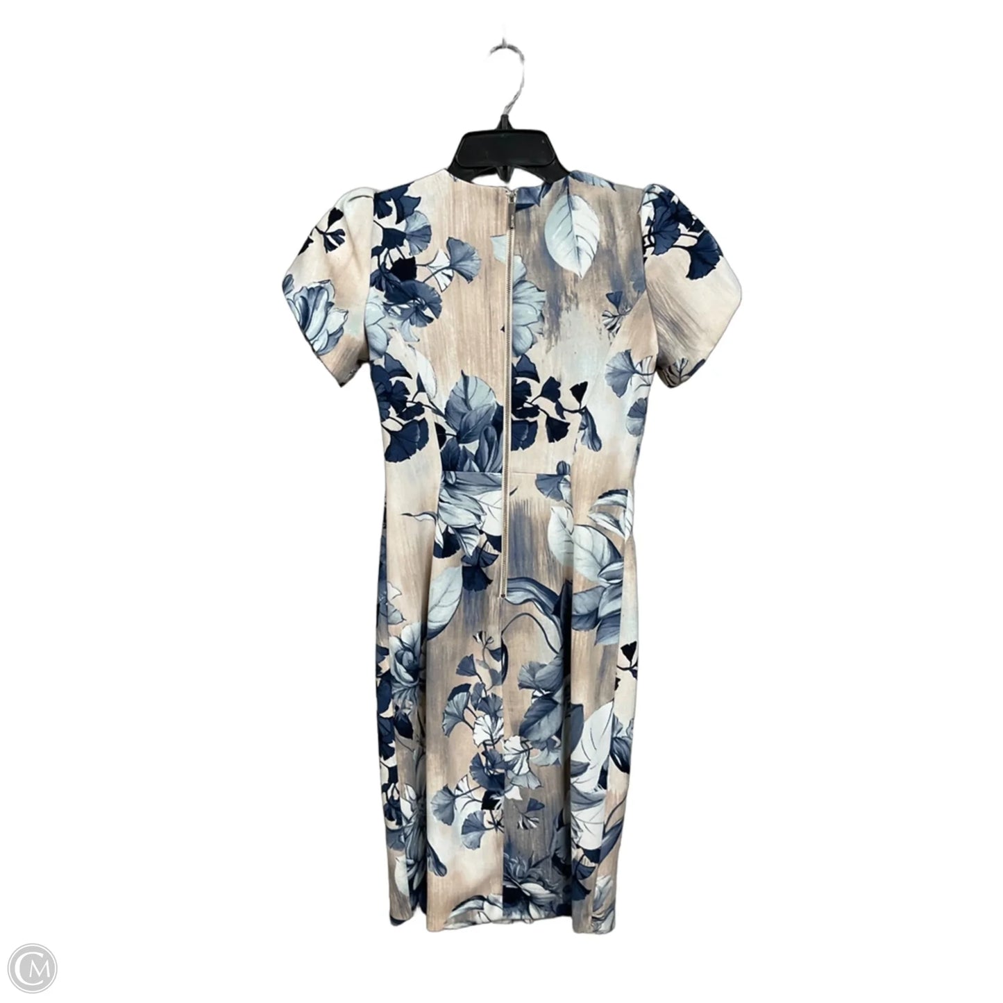 Dress Casual Short By Calvin Klein In Floral Print, Size: Xsp
