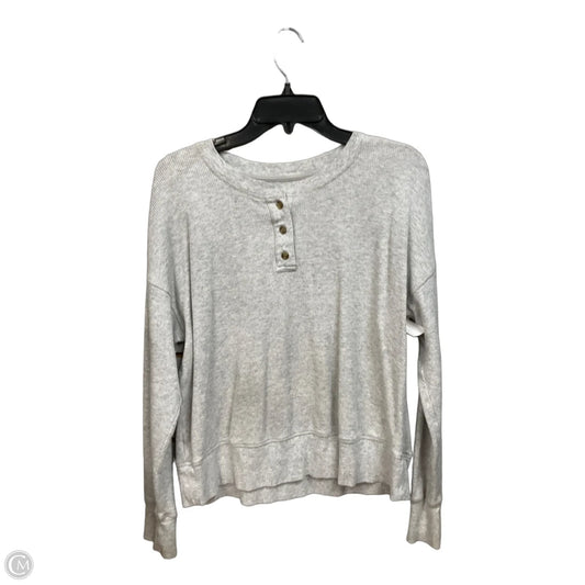 Top Long Sleeve Basic By Lou And Grey In Grey, Size: S