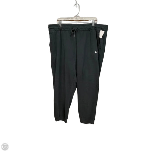 Athletic Pants By Nike Apparel In Black, Size: 2x