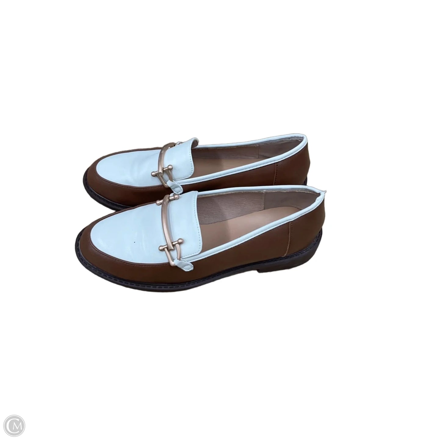 Shoes Flats By Clothes Mentor In Brown, Size: 7.5