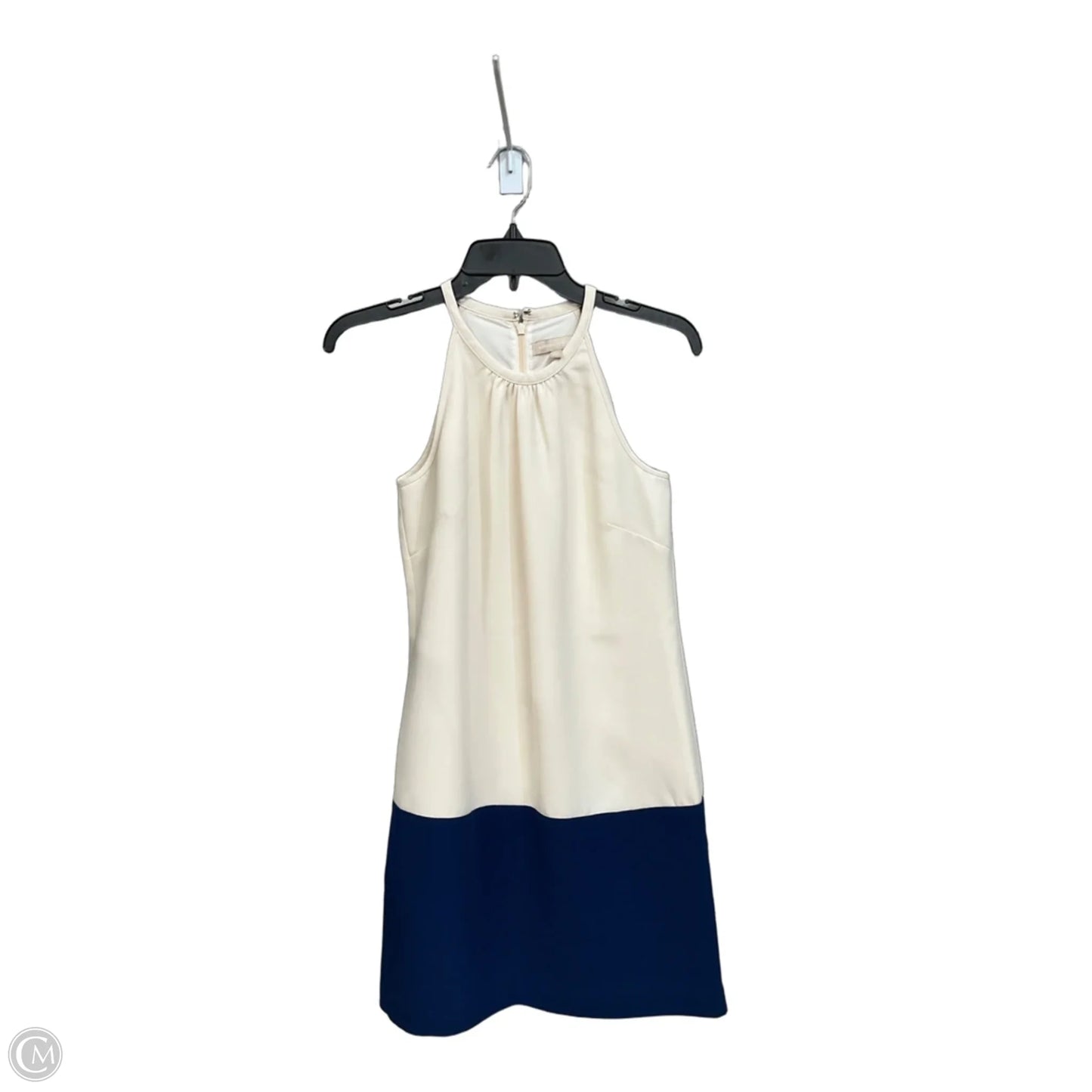 Dress Casual Short By Banana Republic In Blue & Cream, Size: Xsp