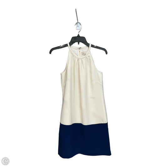 Dress Casual Short By Banana Republic In Blue & Cream, Size: Xsp