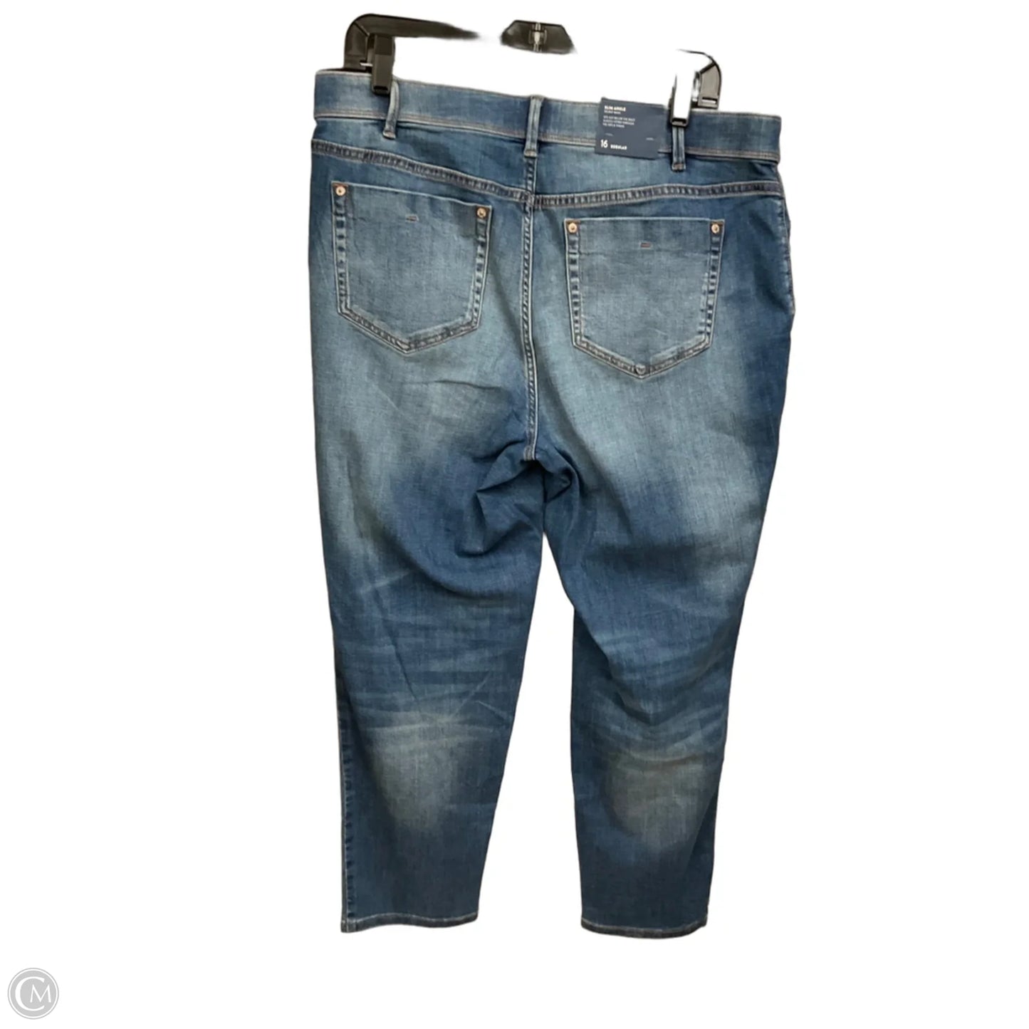 Jeans Skinny By J. Jill In Blue Denim, Size: 16