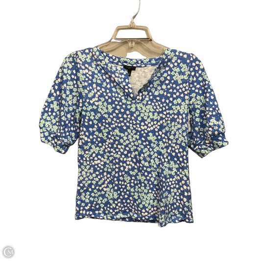 Top Short Sleeve By Talbots In Floral Print, Size: Xsp