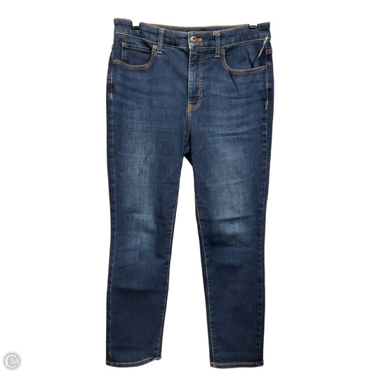 Jeans Straight By Talbots In Blue Denim, Size: 6p