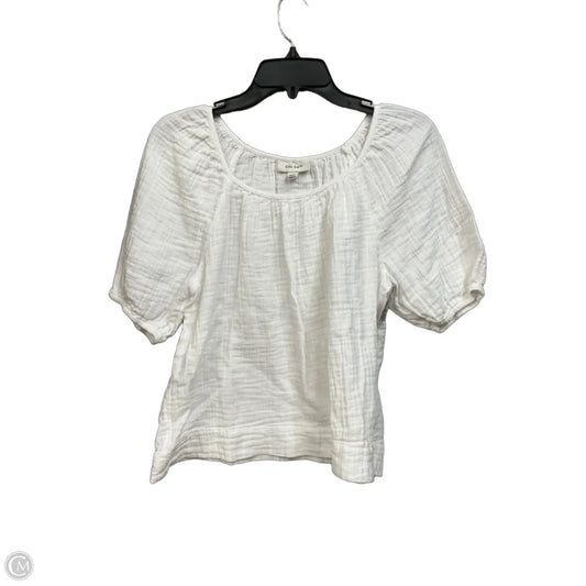 Top Short Sleeve By On 34th In White, Size: L