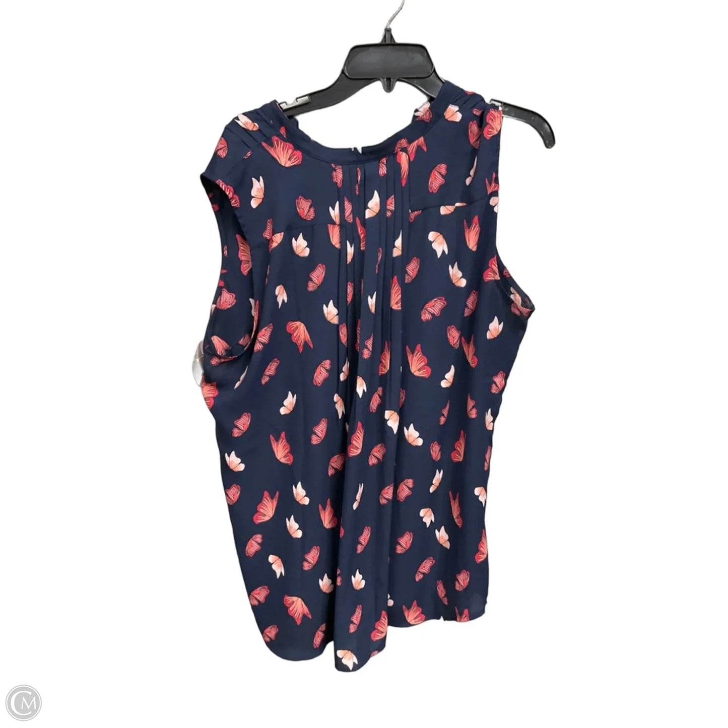 Blouse Sleeveless By Charter Club In Floral Print, Size: Xl