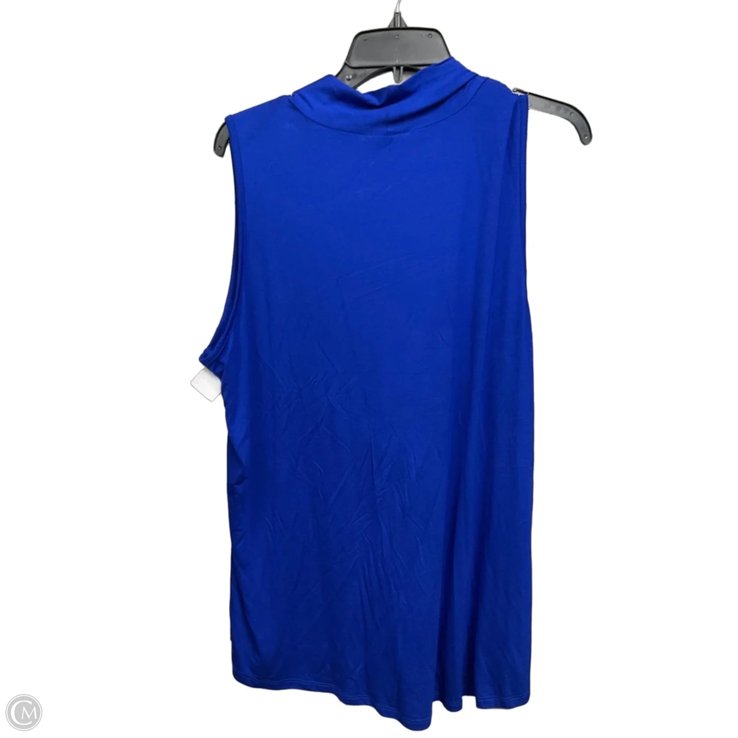 Top Sleeveless By Cable And Gauge In Blue, Size: 1x