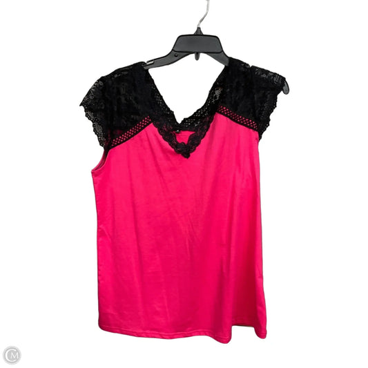 Top Sleeveless By Clothes Mentor In Pink, Size: M