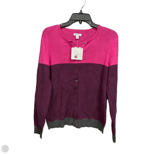 Cardigan By Croft And Barrow In Pink, Size: M