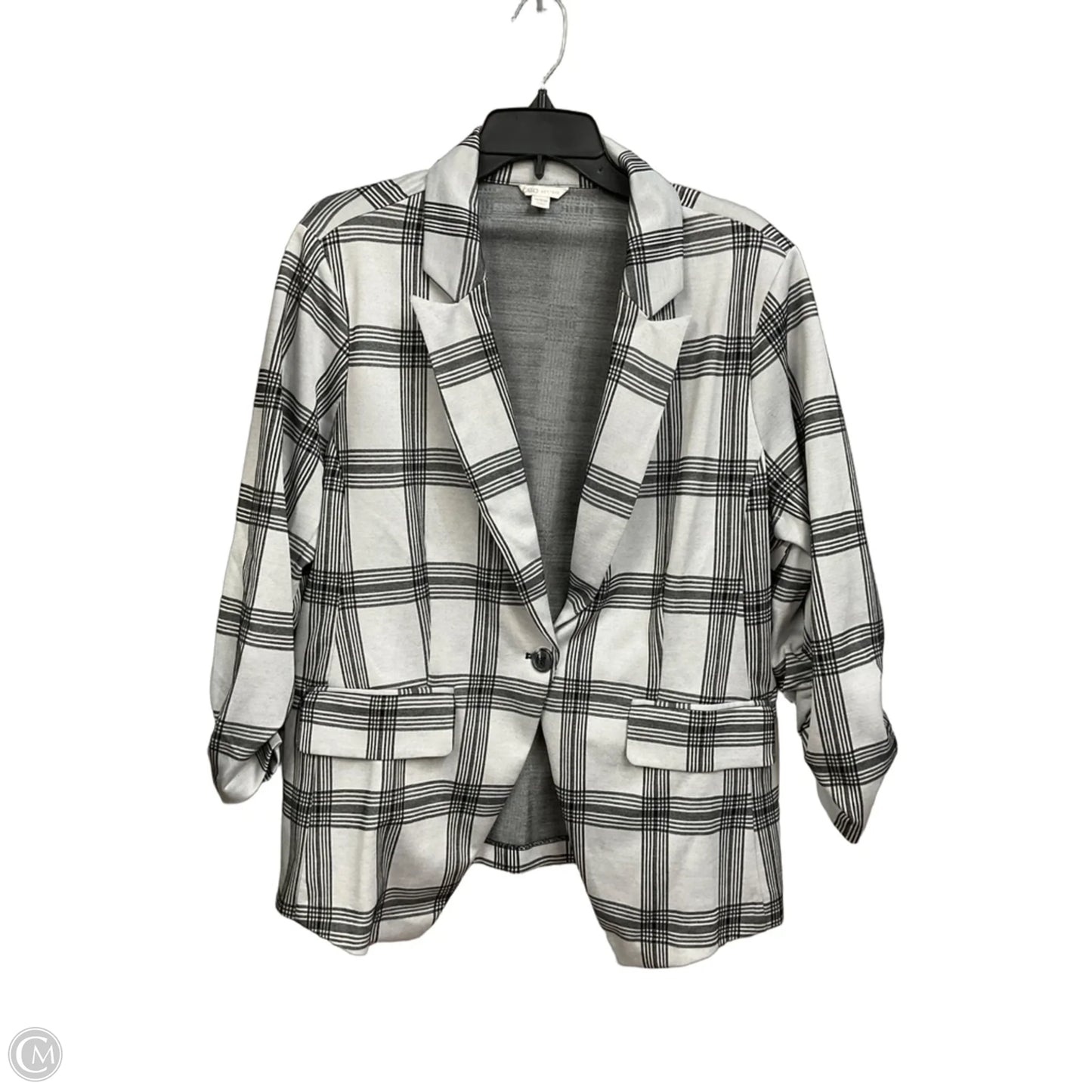 Blazer By Cato In Grey, Size: Xl