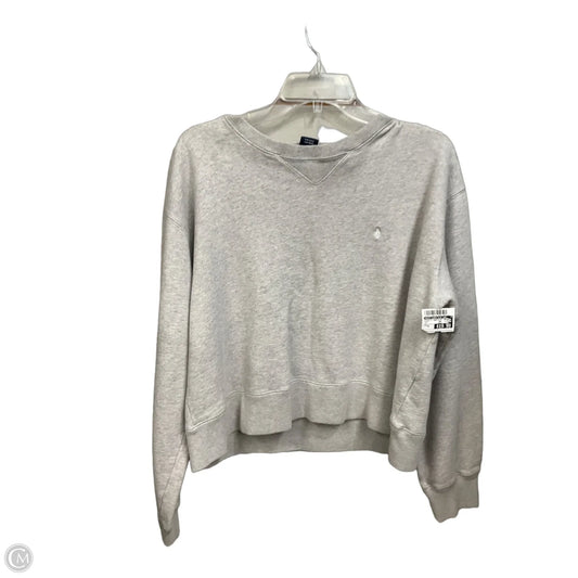 Athletic Sweatshirt Crewneck By Ralph Lauren Blue Label In Grey, Size: Xl