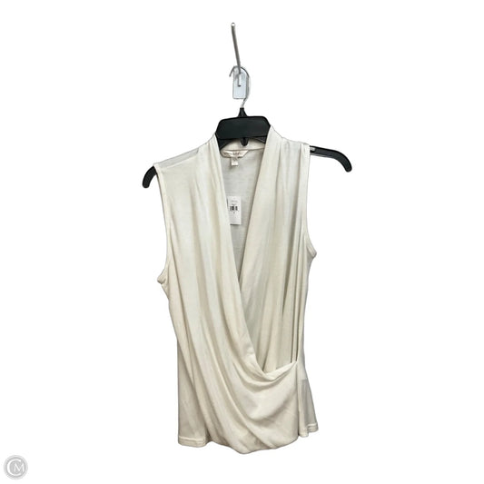 Top Sleeveless By Banana Republic In White, Size: S