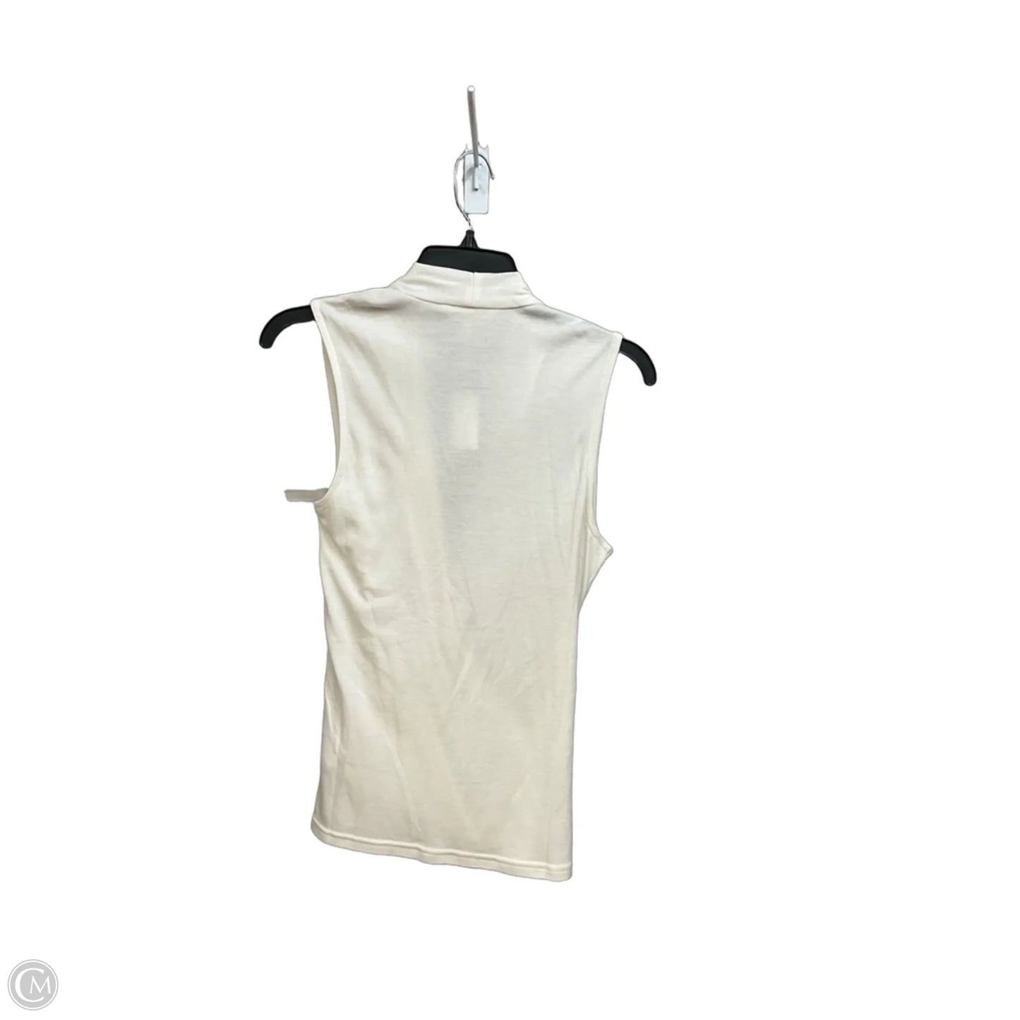 Top Sleeveless By Banana Republic In White, Size: S