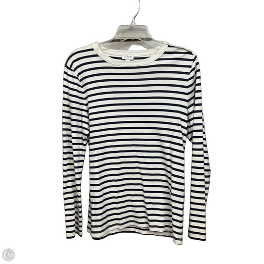 Top Long Sleeve By J. Crew In Striped Pattern, Size: L