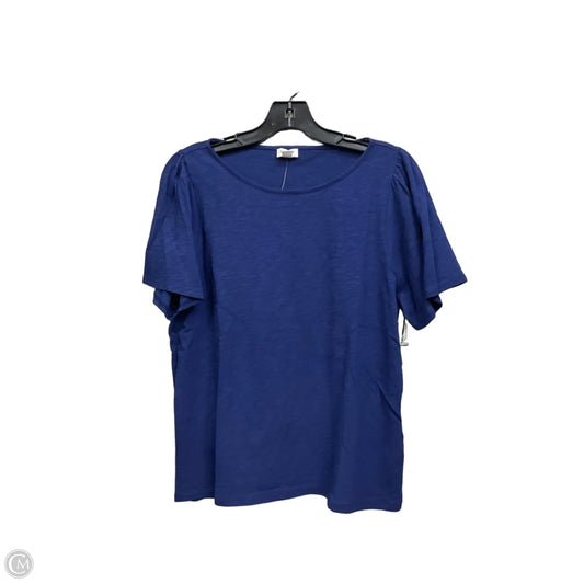 Top Short Sleeve By J. Crew In Blue, Size: M