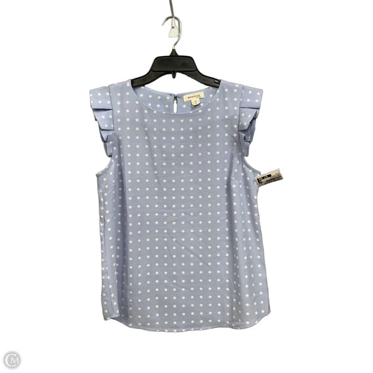 Top Sleeveless By Monteau In Blue, Size: M