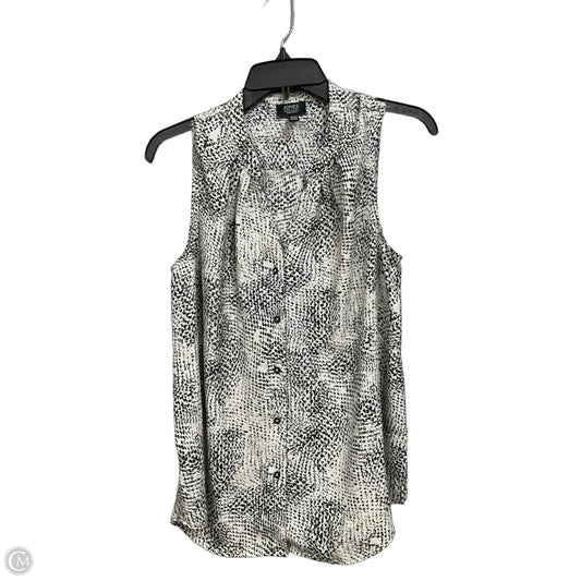 Blouse Sleeveless By Jones New York In Multi-colored, Size: M