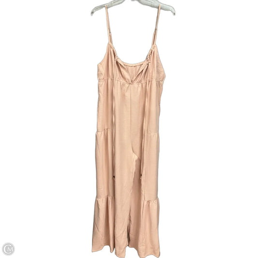 Jumpsuit By Clothes Mentor In Tan, Size: Xl