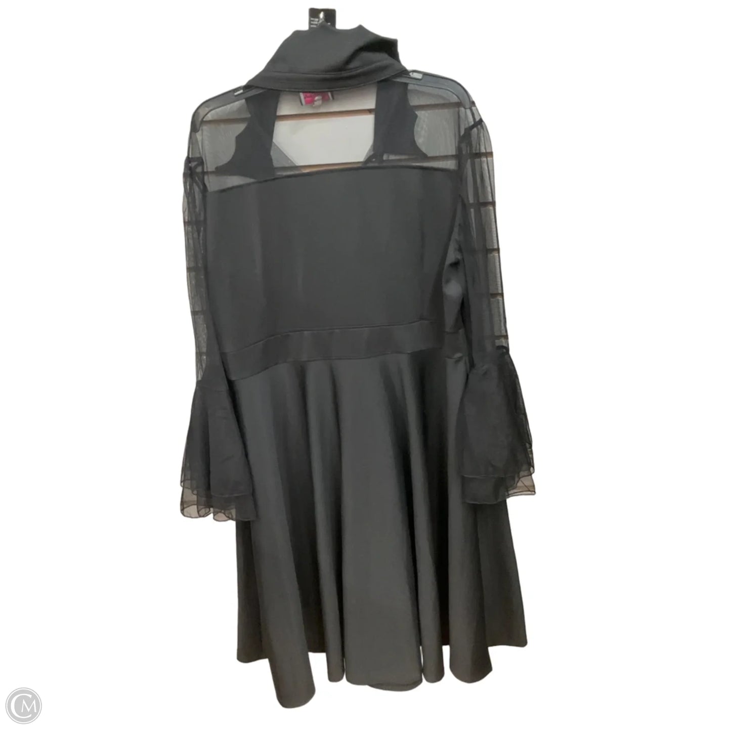 Dress Casual Midi By Clothes Mentor In Black, Size: 3x